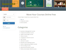 Tablet Screenshot of learnlms.com